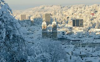 Stadt St.Gallen im Schnee